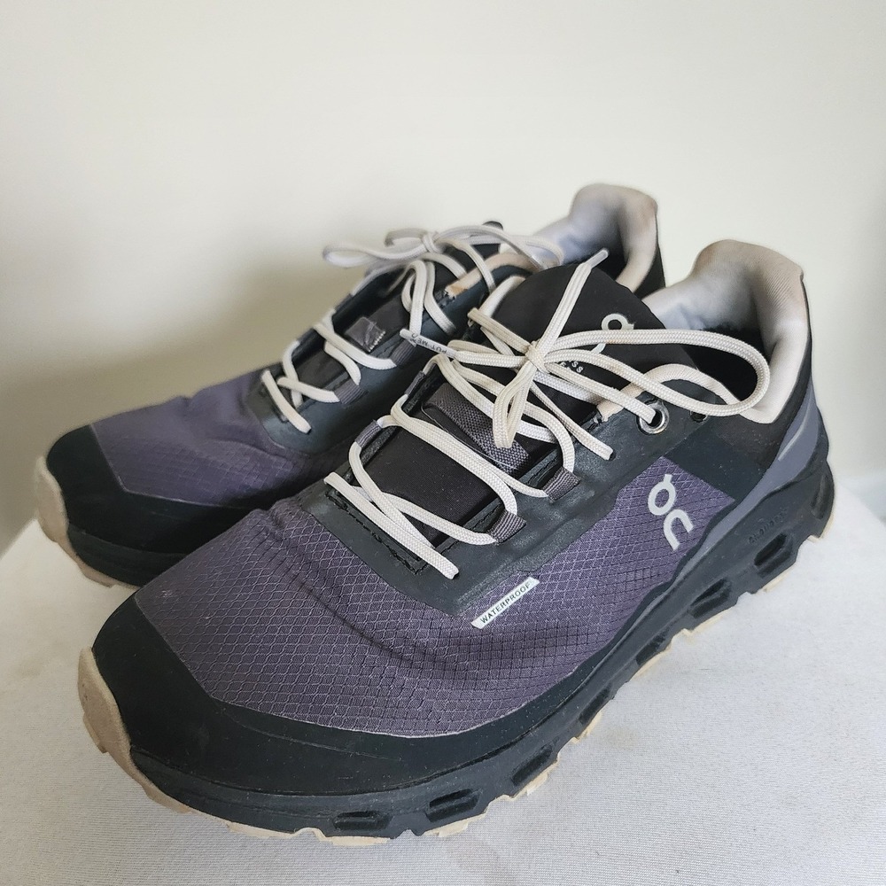 On Cloudultra Waterproof Women 7.5 Trail Running Shoes Black Eclipse 44.99551